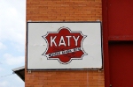 KATY sign on Galveston depot